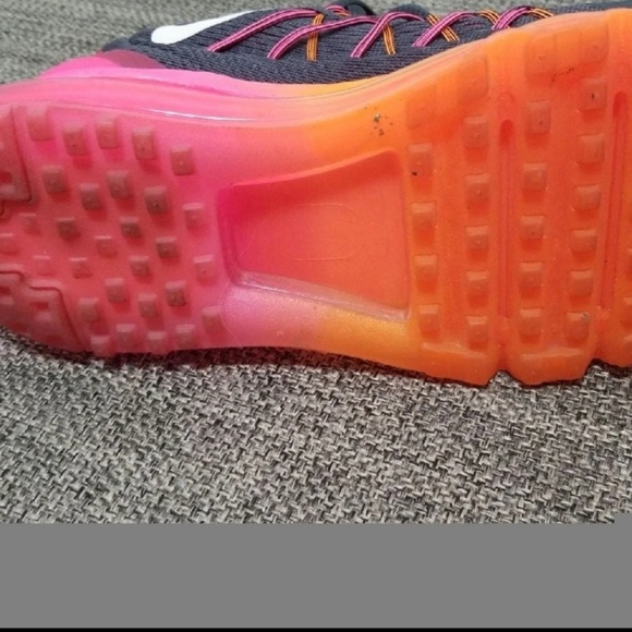 Womens Nike Air Mix Pink-Orange Gradient - Picture 6 of 8